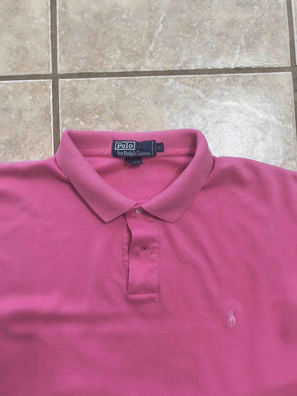 Ralph Lauren Hot Pink Polo Shirt - Men’s Short Sleeve